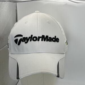 TaylorMade Hat Cap Strap Back White Golf‎ RBZ R11s Mens One Size Performance